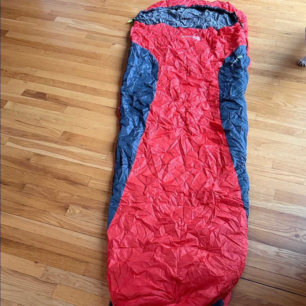 Pair of Orange and gray Outdoor Sleeping Bag regatta great outdoors